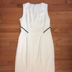 White Tahari dress